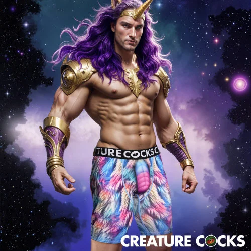Creature Cocks - Creature Wear Mystique Unicorn Boxer Shorts