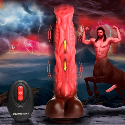 Creature Cocks - Deluxe Centaur Thrusting & Vibrating Silicone Dildo