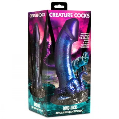 Creature Cocks Dino Dick Dinosaur Silicone Dildo - Large
