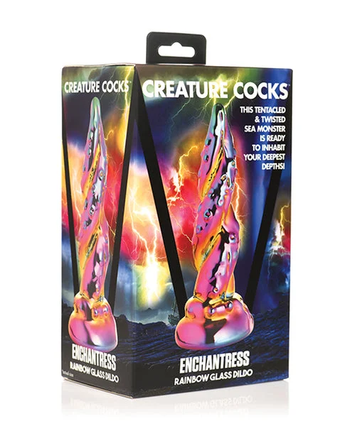 Creature Cocks - Enchantress Rainbow Glass Dildo