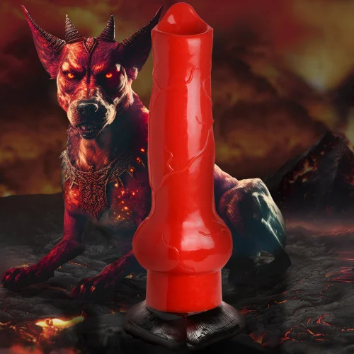 Creature Cocks Giant Hell Hound 3 Foot Canine Silicone Dildo