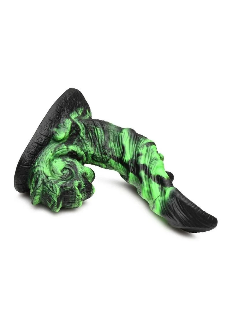 Creature Cocks Glowzilla Glow-In-The-Dark Silicone Dildo