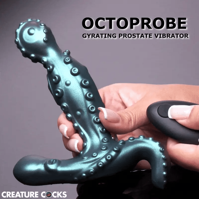 Creature Cocks Octoprobe Tentacle Gyrating Remote Control Prostate Vibrator