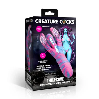 Creature Cocks Tenta-Come Come-Hither Silicone Vibrator