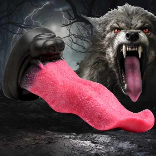 Creature Cocks Wolf's Lick Silicone Tongue Dildo
