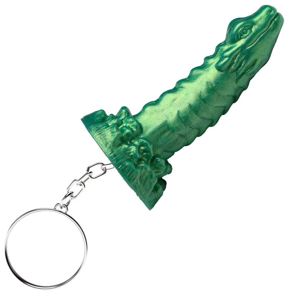 CreatureCocks Silicone Fantasy Keychain, 2.9", Cockness Monster
