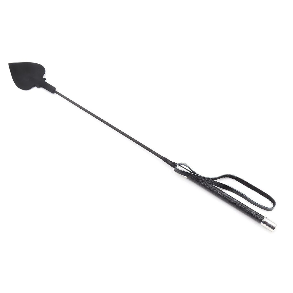 Crop - Silicone Spade Tip Riding Crop with Pro Handle