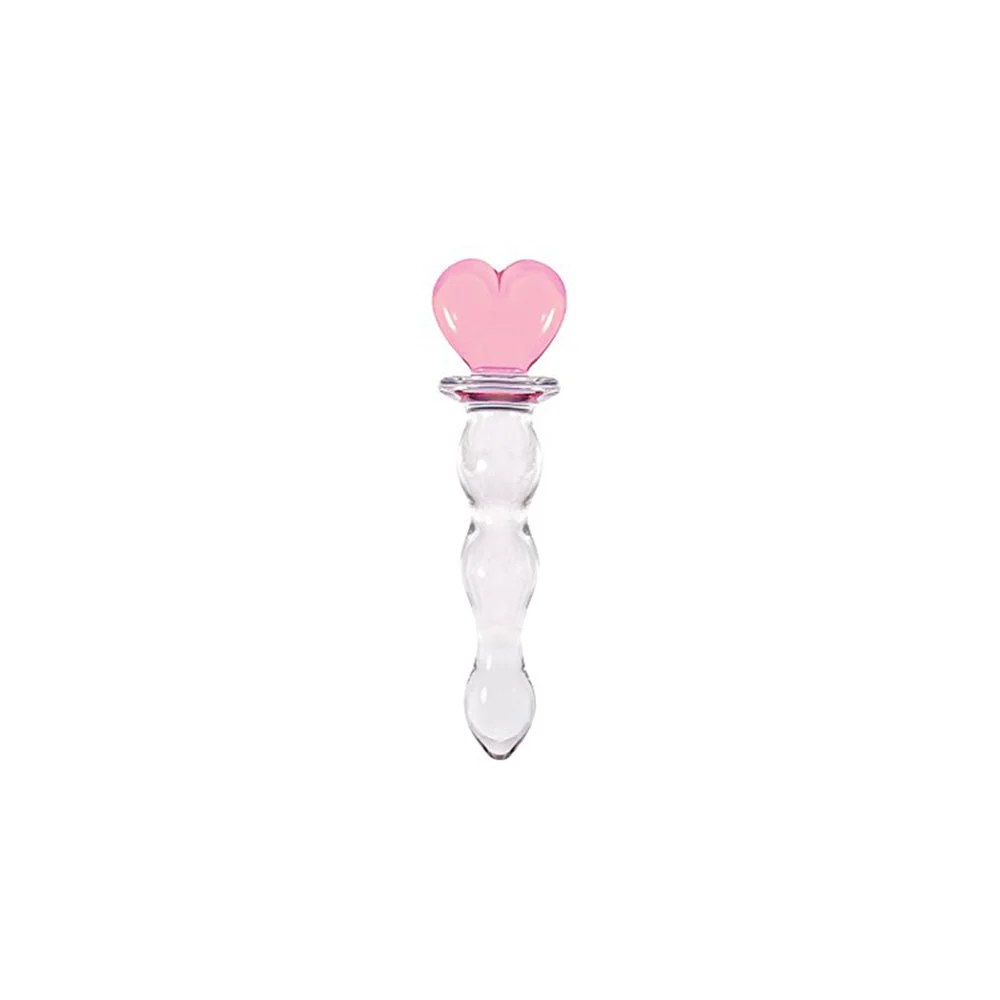 Crystal Heart of Glass Dildo