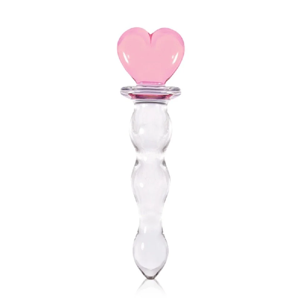 Crystal Heart of Glass - Pink