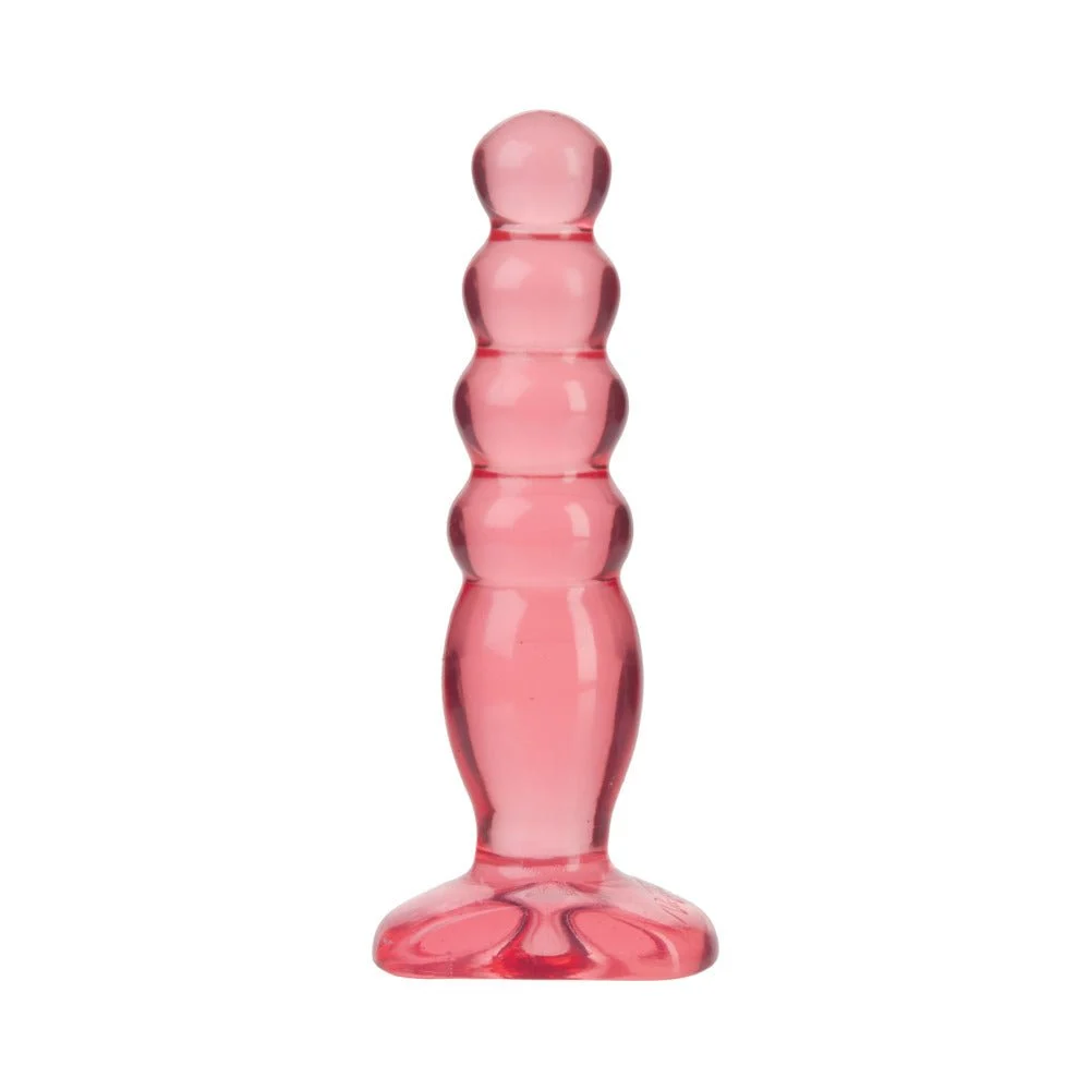 Crystal Jellies Anal Delight Butt Plug Purple 5 In