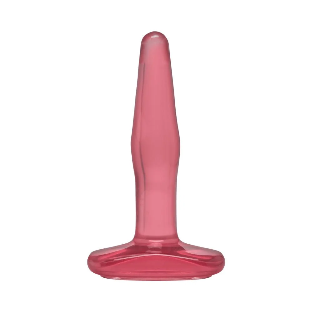 Crystal Jellies Butt Plug, Pink Small