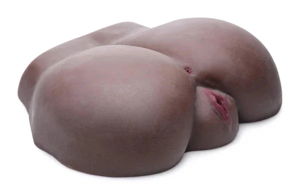 Curve Novelties Mistress Bottom's Up Chanel Ass Masturbator - Dark
