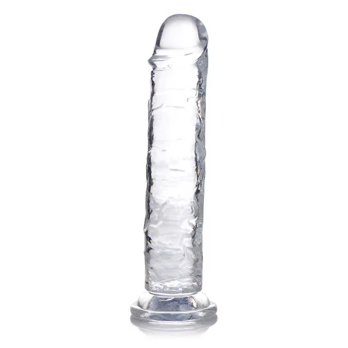 Curve Toys Jock C-Thru Clear Slim Dildo