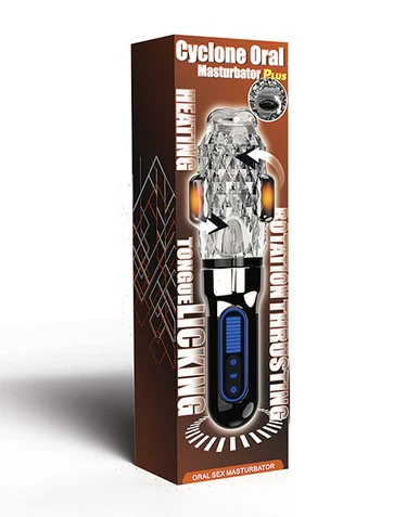 Cyclone Oral Masturbator Plus - Rotating, Thrusting, Heating, Tongue Licking