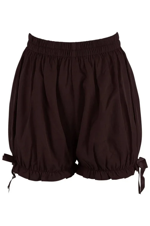 Daisy Corsets Dark Brown Long Crepe Bloomers