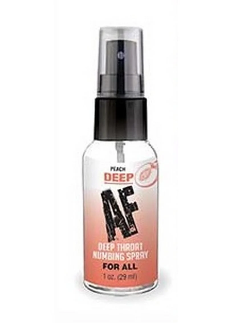 Deep Af Numbing Throat Spray Peach