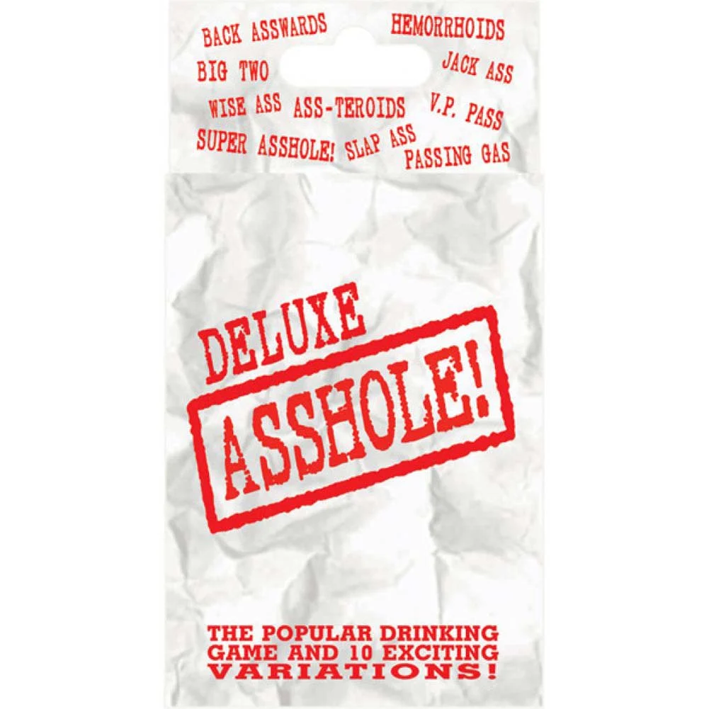 Deluxe Asshole Card Game Poker Size