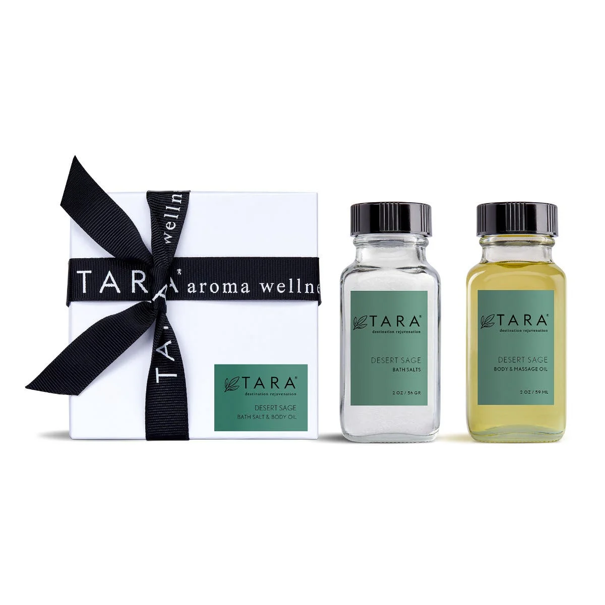 Destination Rejuvenation Set - Desert Sage (Bath Salt 2 oz, Body Oil 2 oz)