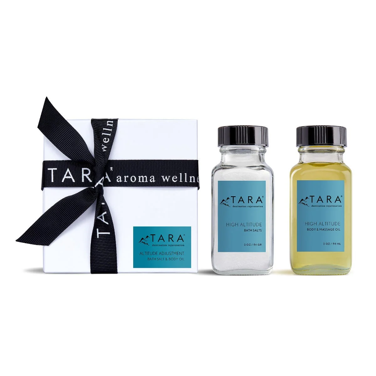 Destination Rejuvenation Set - High Altitude (Bath Salt 2 oz, Body Oil 2 oz)