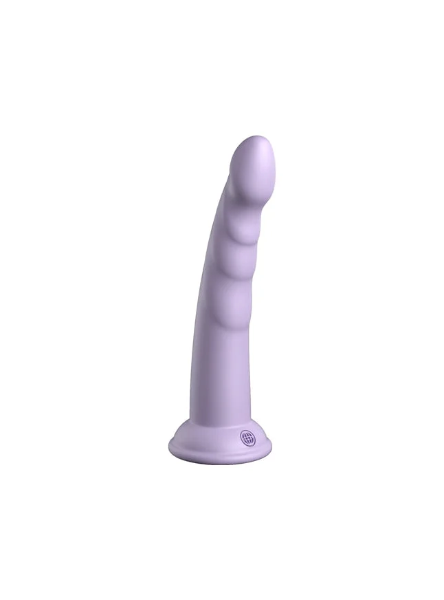 Dillio Platinum Slim Seven Extra Strong Suction Cup Curved Textured Dildo