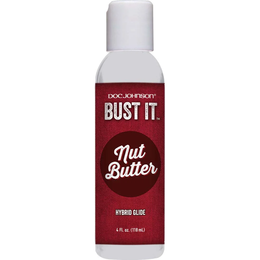 Doc Johnson Bust It Nut Butter Hybrid Glide Personal Lube, 4 fl.oz (120 mL)