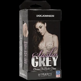 DOCJOHNSON Sasha Grey UltraSKYN Cream Pie Pocket Pussy Close Ended