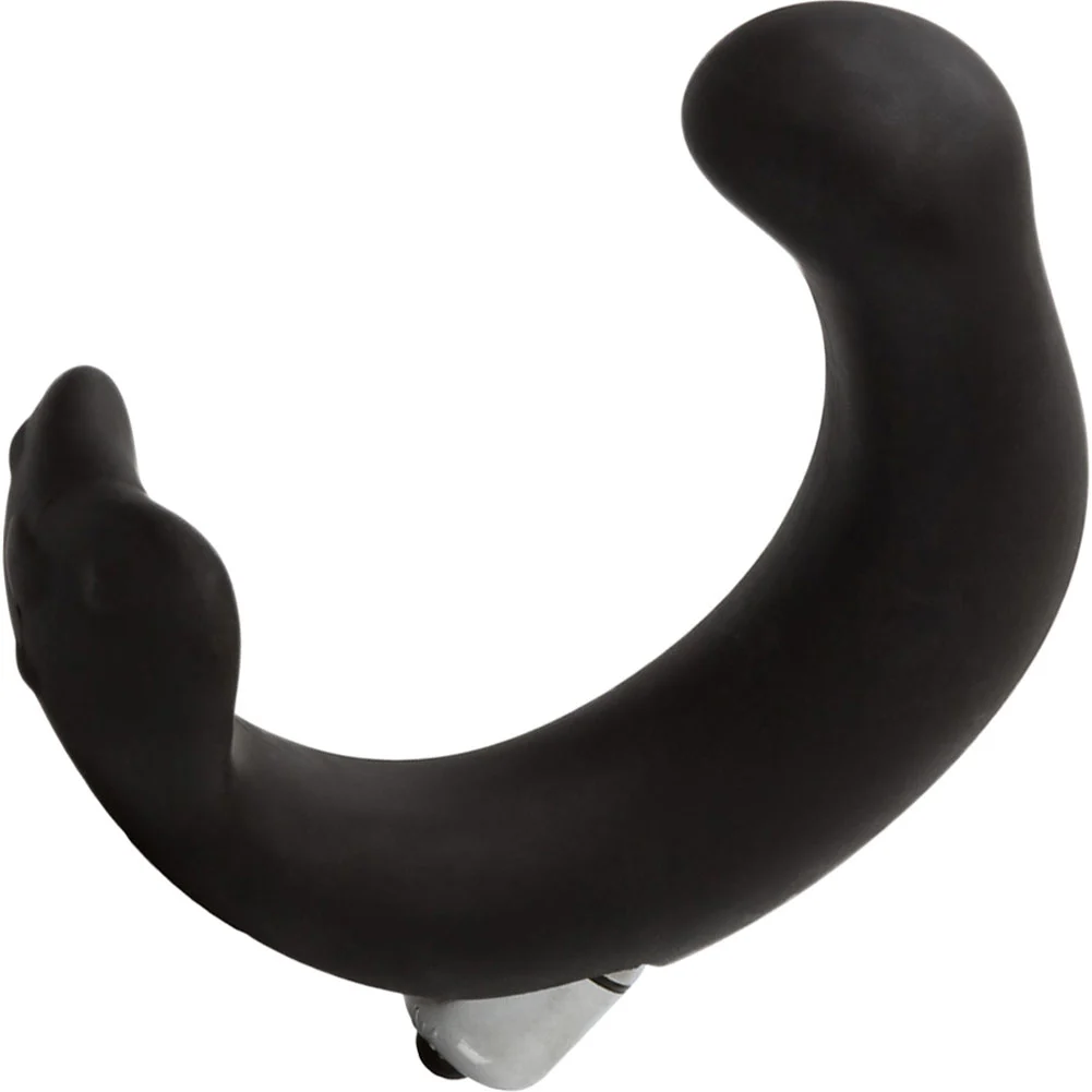 Dr Joel Kaplan P Rock Vibrating Silicone Prostate Massager, 4.5", Black