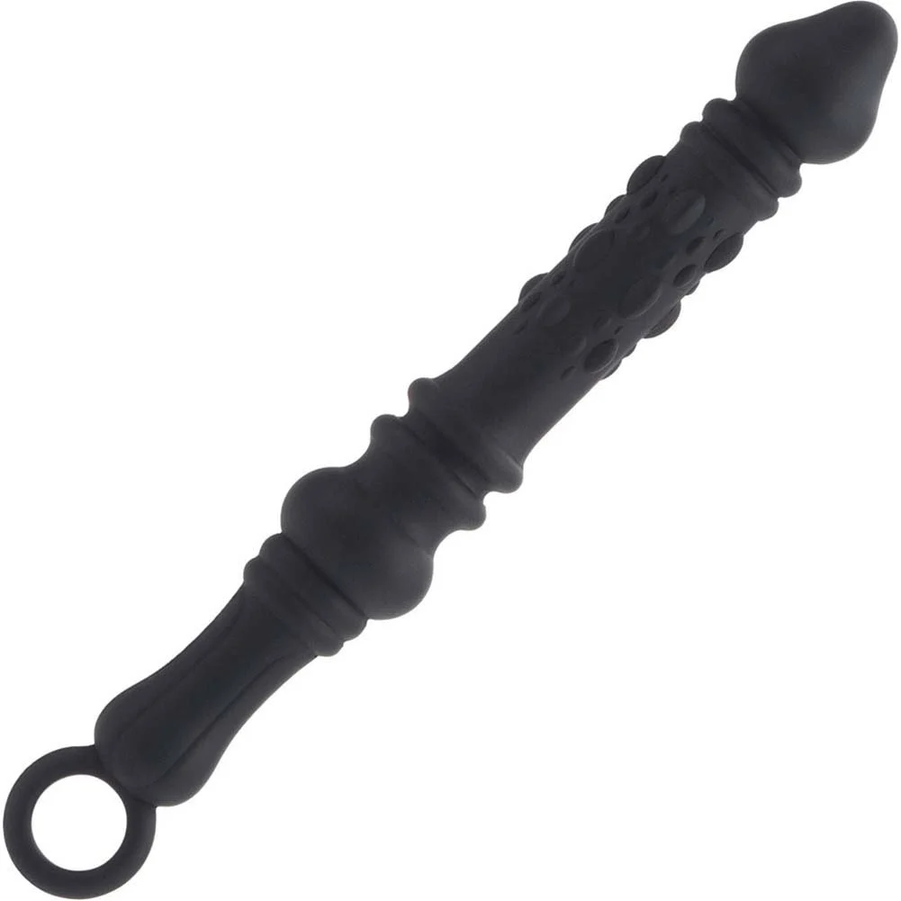 Dr Joel Kaplan Silicone Prostate Probe, 8.75", Black