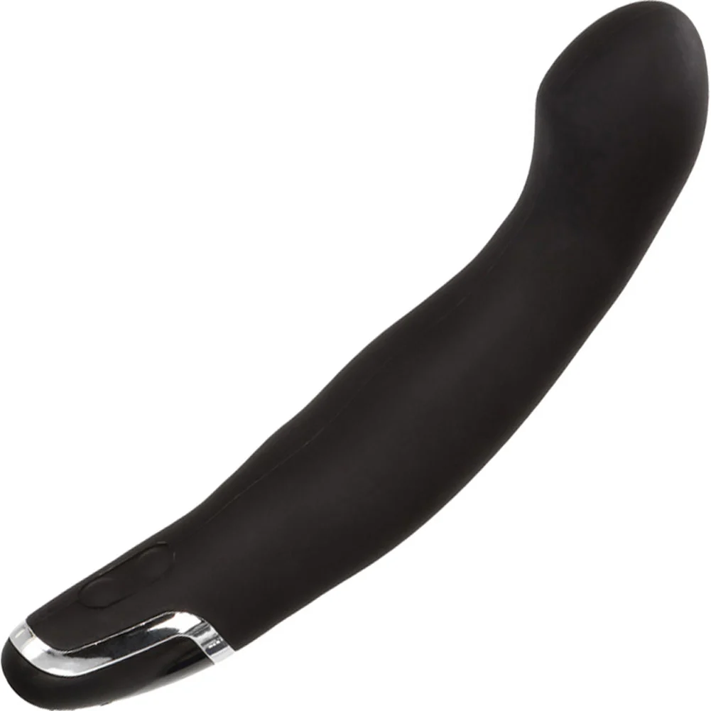 Dr Joel Kaplan Smooth Silicone Prostate Massager, 9", Black