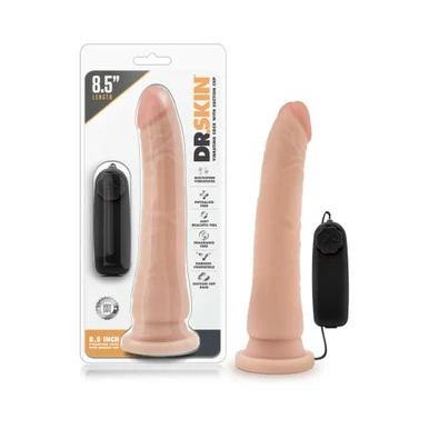 Dr. Skin 8.5" Vibrating Cock with Suction Cup