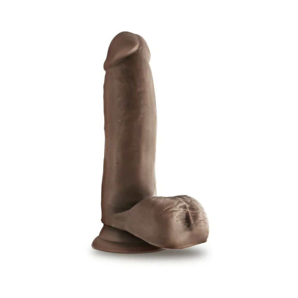 Dr. Skin Glide Self-lubricating Dildo With Balls 7 In.