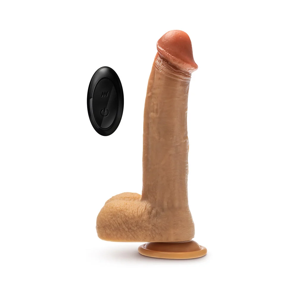 Dr. Skin Silicone Dr. Phillips Thrusting Dildo 8.5in Tan