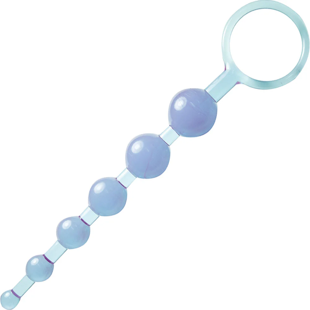 Dragonz Tale Anal Pleasure Beads, 8", Blue