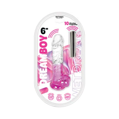 Dream Boy 6" Vibrating Dildo with Balls