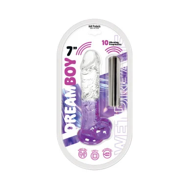 Dream Boy 7" Vibrating Dildo with Balls