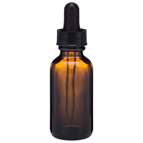Dropper Bottle, Amber Glass, 1oz