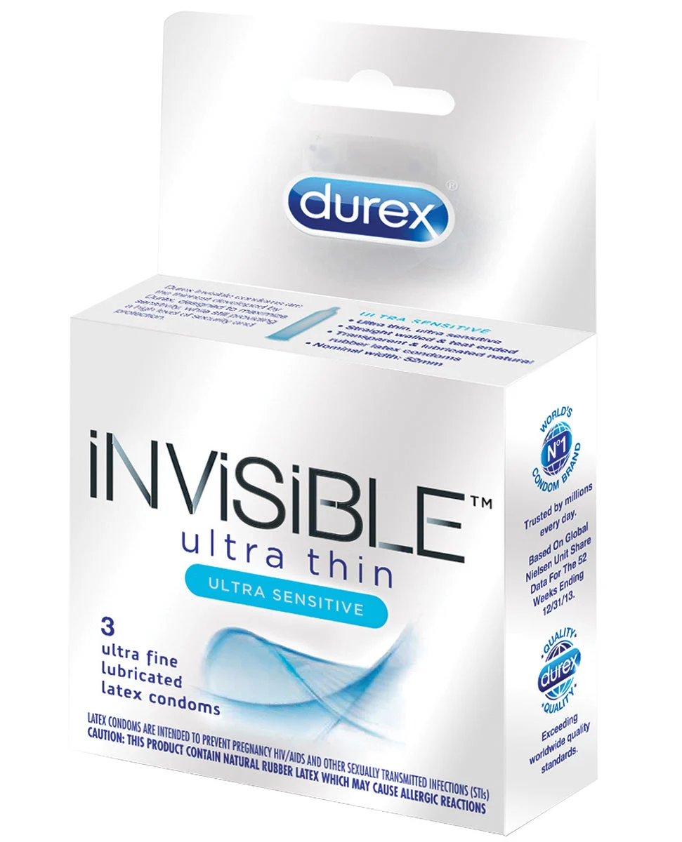 Durex Invisible Sensitive 3 Pack