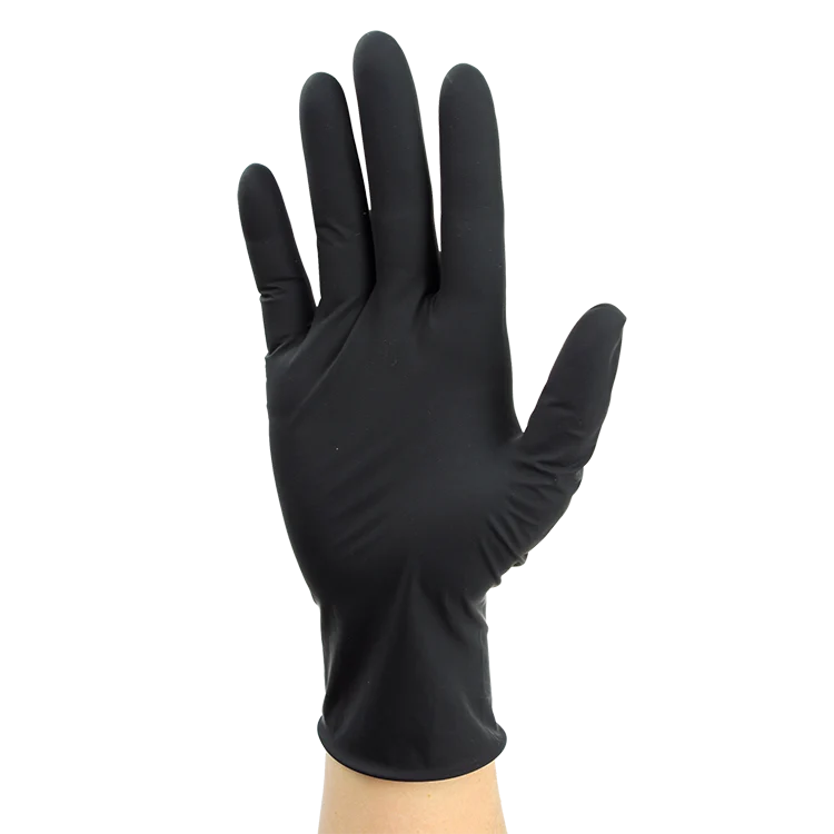 Dynarex Black Arrow Latex Exam Gloves, 6 Mil Thick, Powder-Free - 100/bx, 10bxs/cs (1000 Count)
