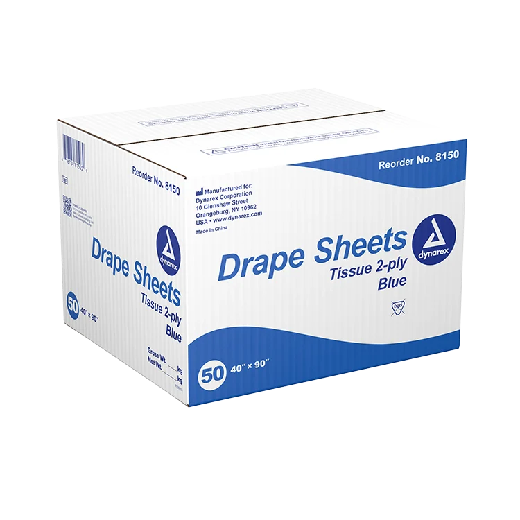 Dynarex Drape Sheets, 40" x 90" (50 Count)