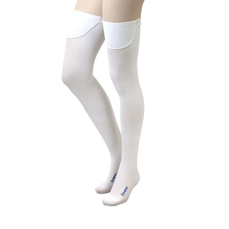Dynarex DynaFit Compression Stockings - Thigh, X-Large, 12pairs/bx, 5bxs/case (60 Pairs)