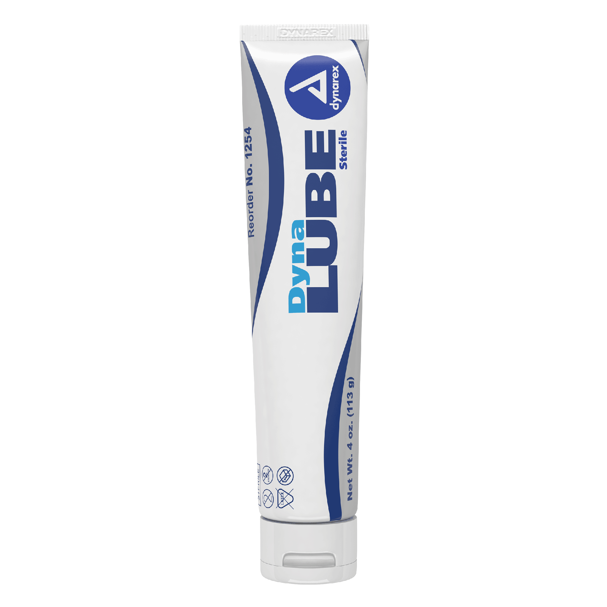 Dynarex DynaLube Lubricating Jelly - Sterile, 4 oz. Tube, 12ea/bx, 6bxs/case (72 Count)