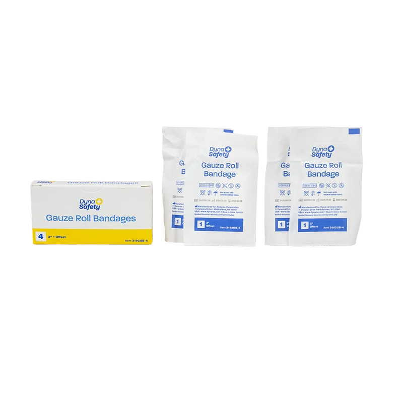 Dynarex Gauze Roll Bandage, 2", 4ea/bx, 100bxs/cs (400 Count)