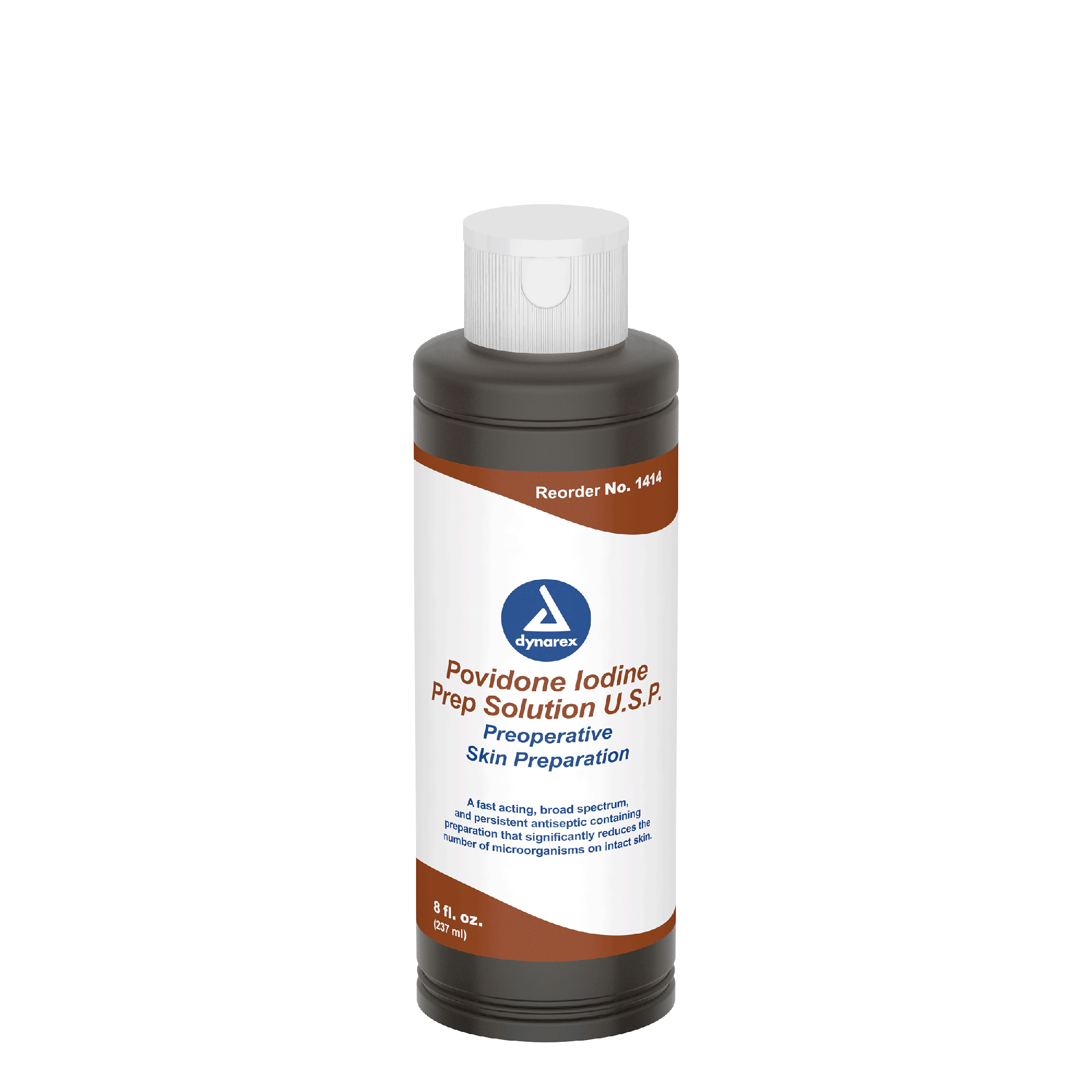 Dynarex Povidone Iodine Prep Solution Bottle