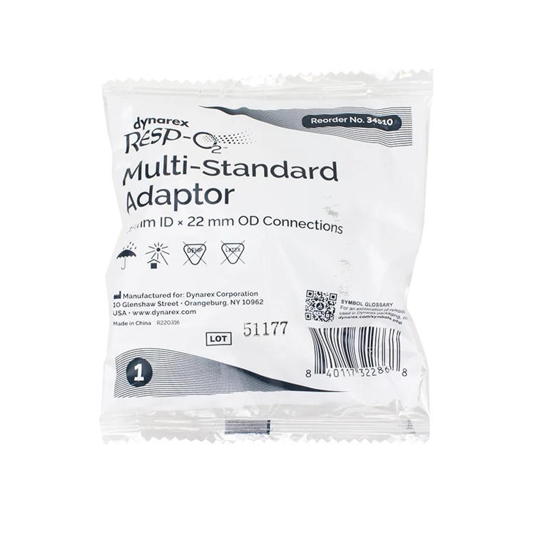 Dynarex Resp-O2™ Adapters & Connectors (50 Count)