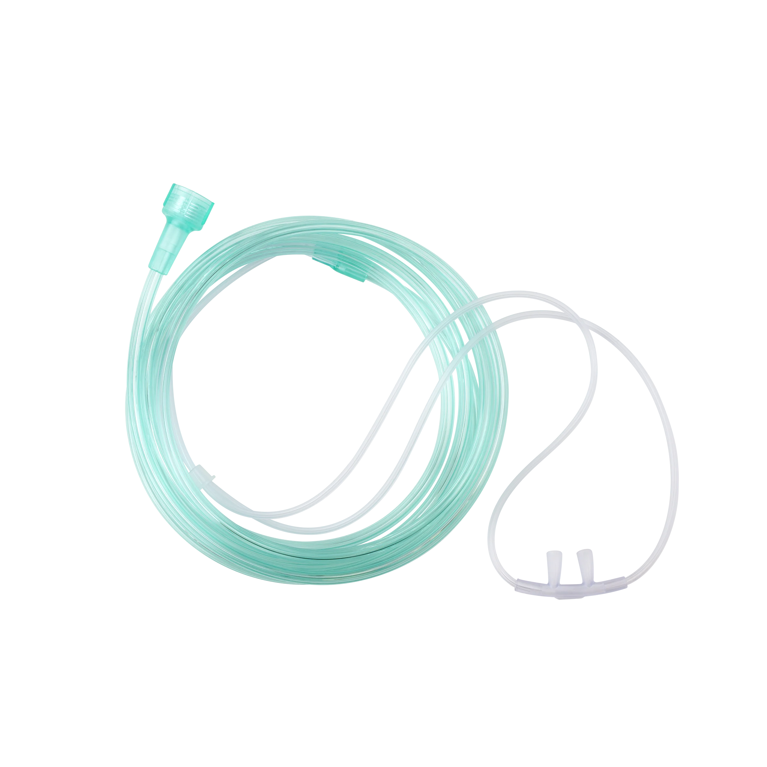 Dynarex Resp-O2 Nasal Oxygen Cannulas with Cushion Tips - Adult, 50' Universal Connector (15 Count)