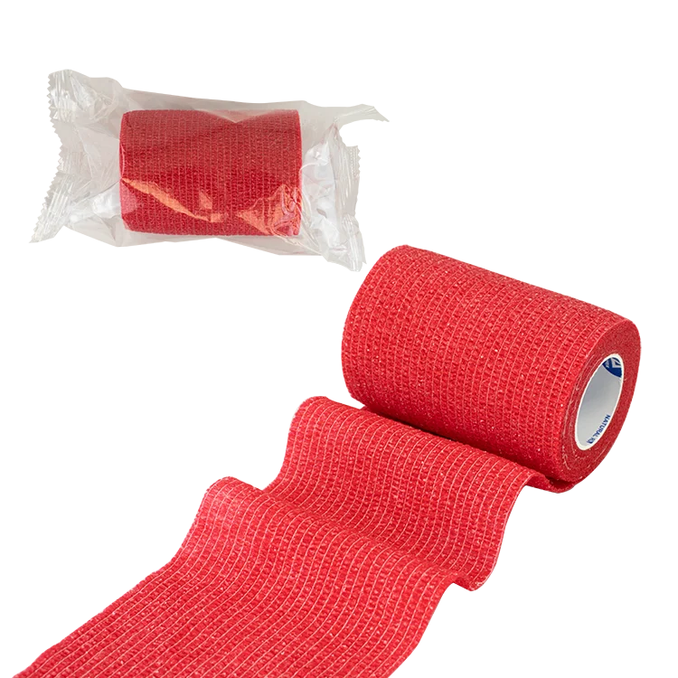 Dynarex Sensi Wrap, Self-Adherent - Latex Free, 4" X 5 yds, 18ea/cs (18 Count)
