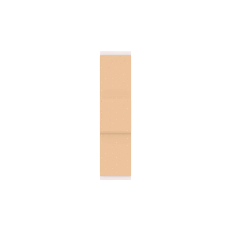 Dynarex Sheer Plastic Adhesive Bandages Sterile, 3/8" x 1.5" - 50ea/bx, 72bxs/cs (3600 Count)