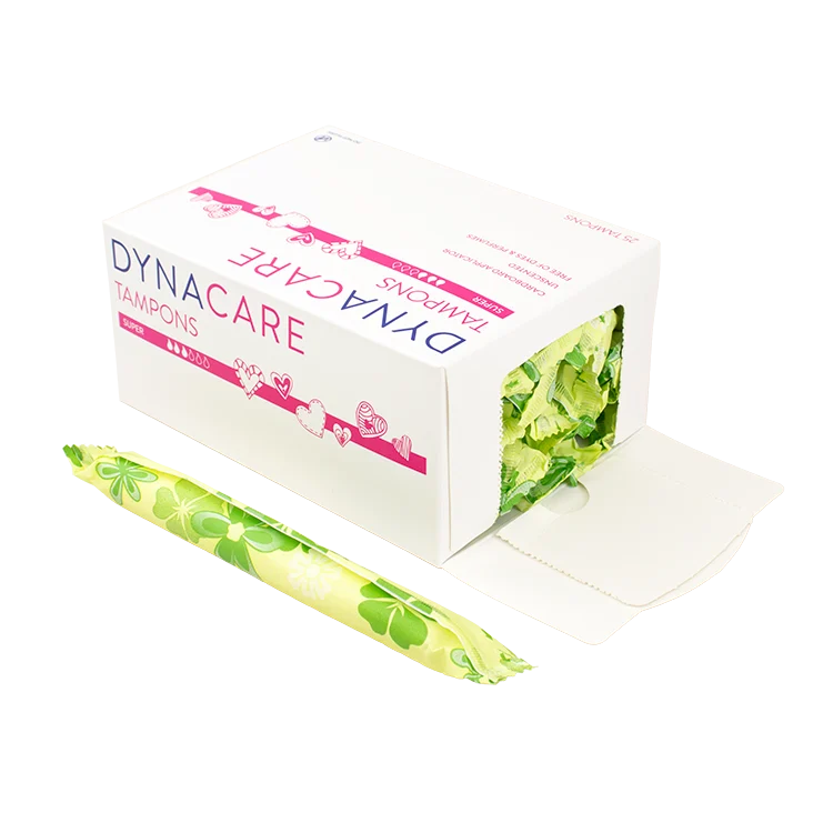 Dynarex Super Tampons Cardboard Applicator, 9-12gr absorbency, 25ea/bx, 9bxs/cs (225 Count)