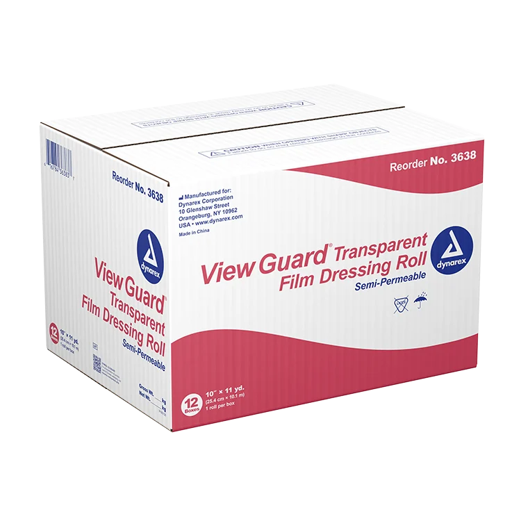 Dynarex View Guard Transparent Film Dressing Roll - 12ea/cs (12 Count)