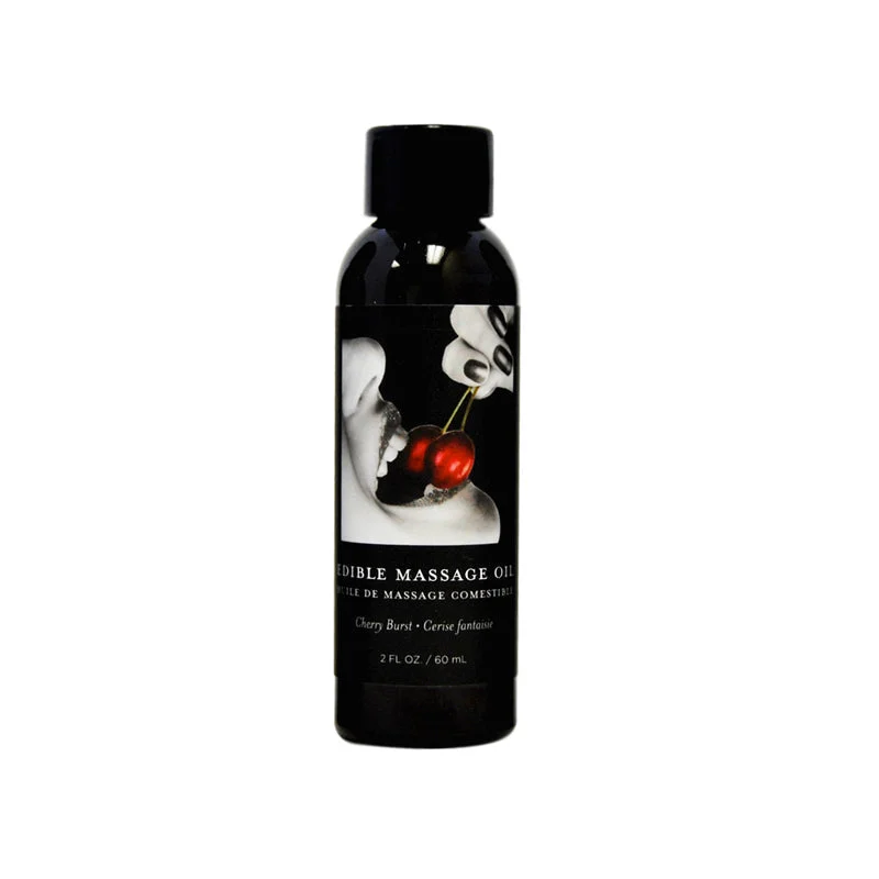 Earthly Body Edible Massage Oil-Cherry 2oz
